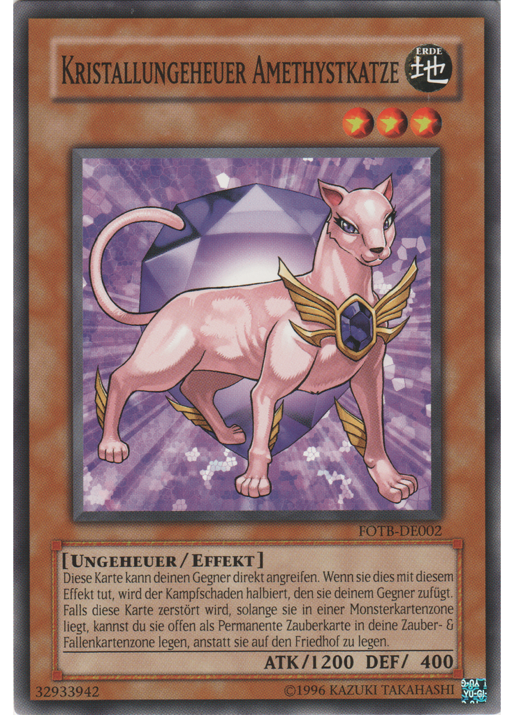 Kristallungeheuer Amethystkatze (Common Unlimited)
