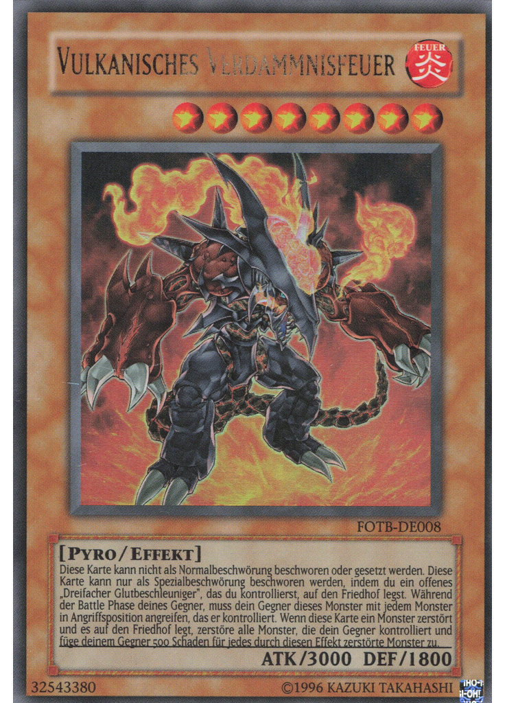 Vulkanisches Verdammnisfeuer (Ultra Rare Unlimited)