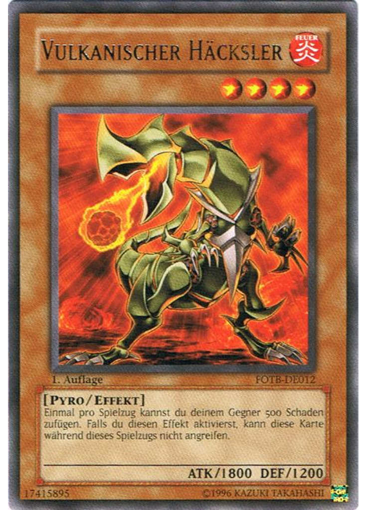 Vulkanischer Häcksler