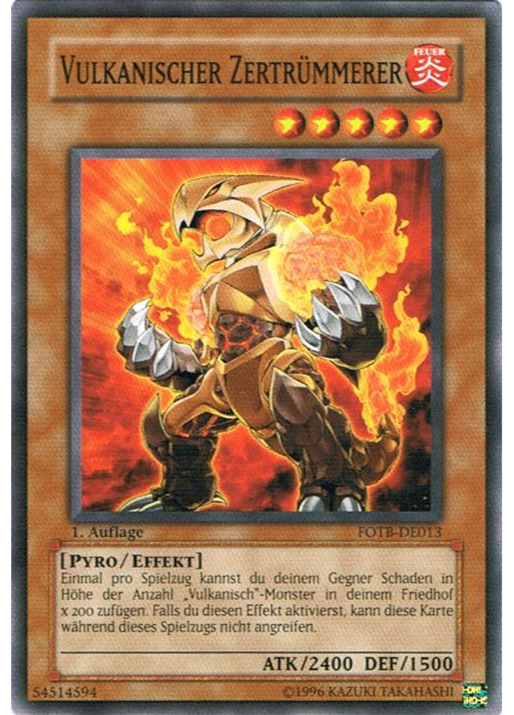 Vulkanischer Zertrümmerer