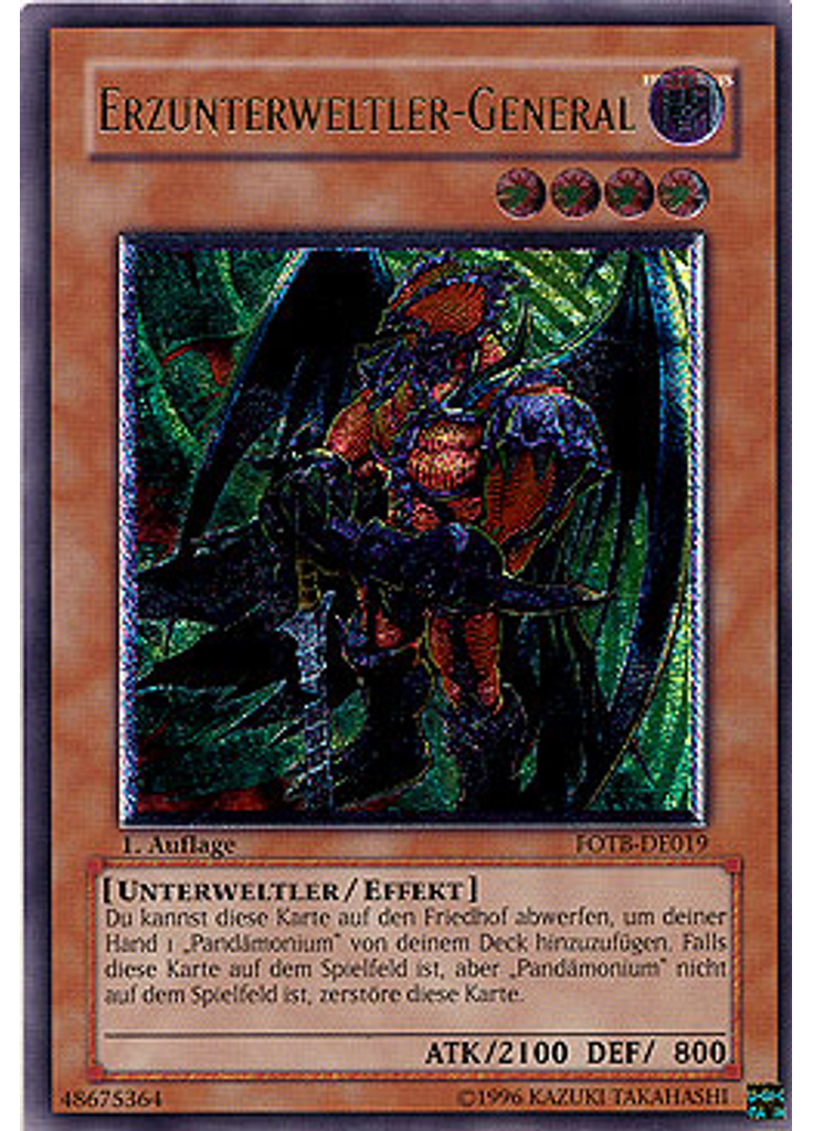 Erzunterweltler-General (Ultimate Rare 1st Edition)