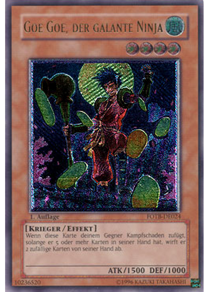 Goe Goe, der galante Ninja (Ultimate Rare 1st Edition)