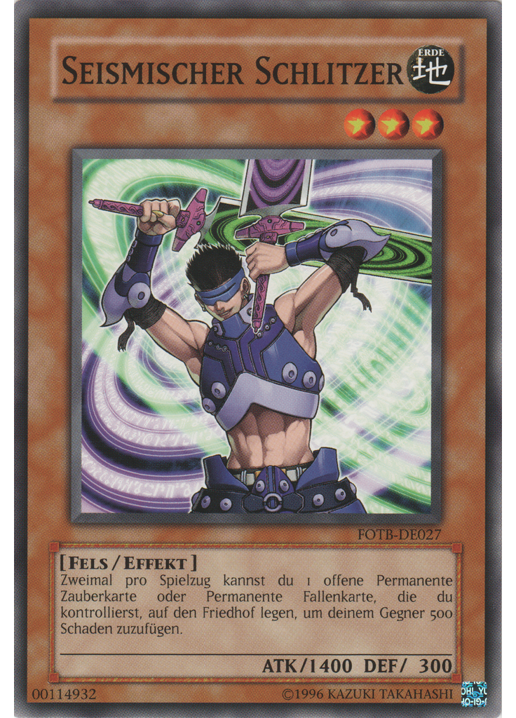 Seismischer Schlitzer (Common Unlimited)