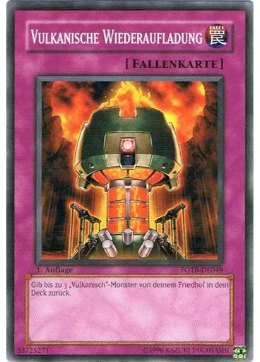 Vulkanische Wiederaufladung