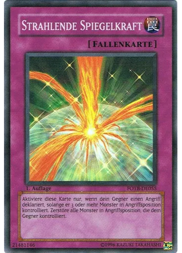Strahlende Spiegelkraft