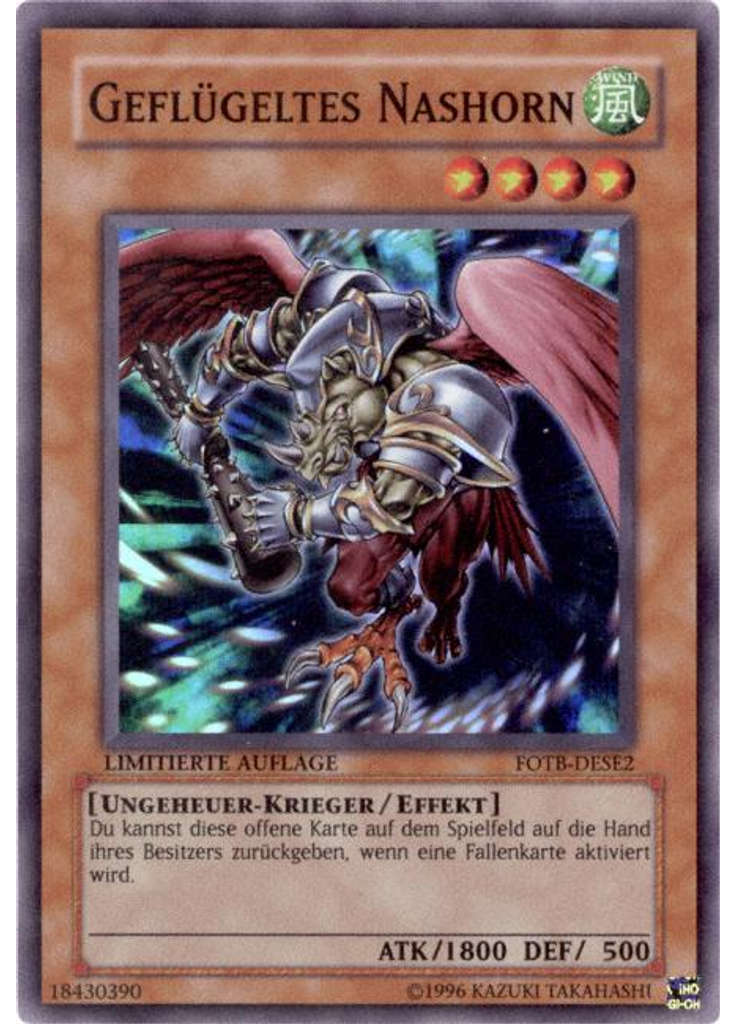 Geflügeltes Nashorn
