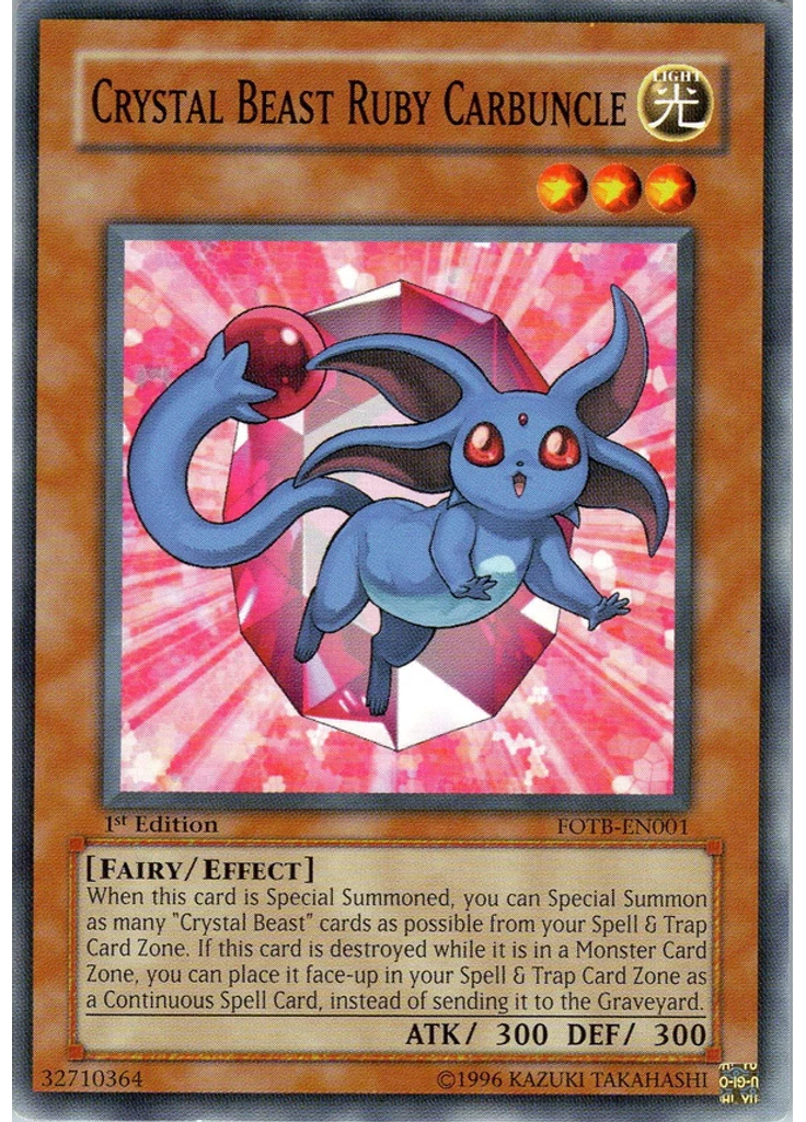 Crystal Beast Ruby Carbuncle