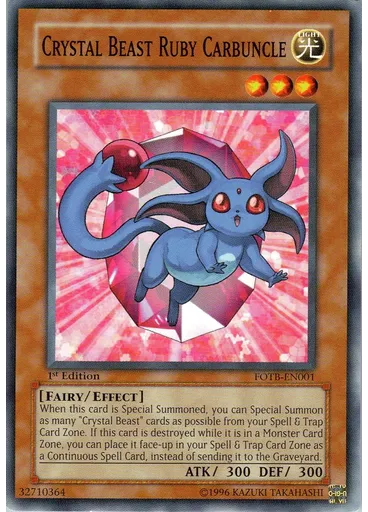 Crystal Beast Ruby Carbuncle