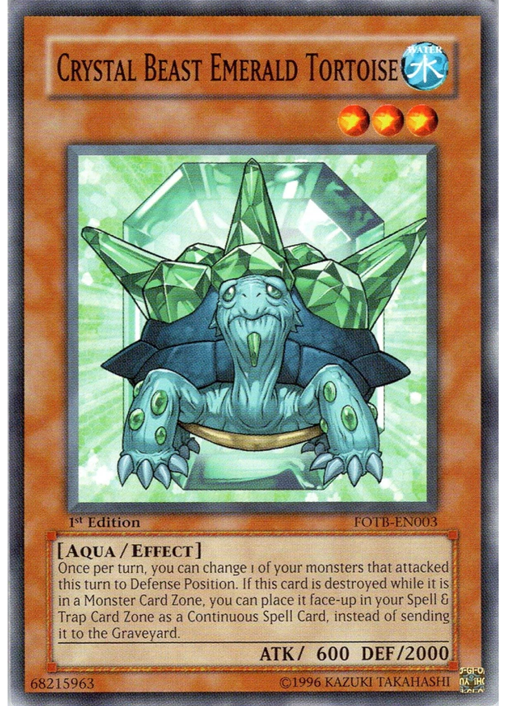 Crystal Beast Emerald Tortoise
