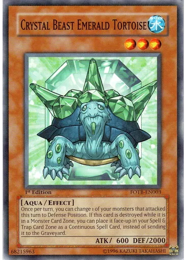 Crystal Beast Emerald Tortoise