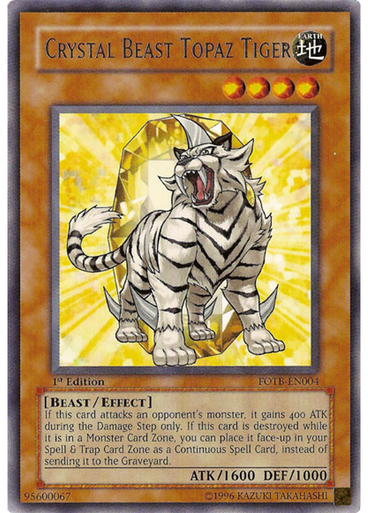 Crystal Beast Topaz Tiger