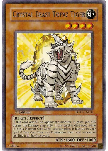 Crystal Beast Topaz Tiger
