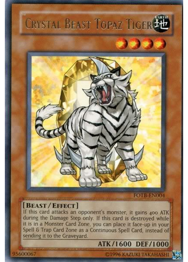 Crystal Beast Topaz Tiger (Rare Unlimited)