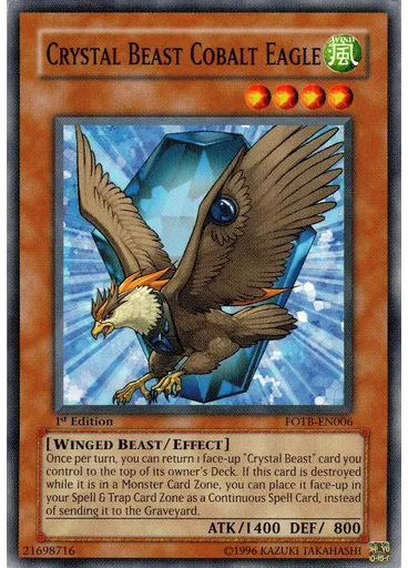 Crystal Beast Cobalt Eagle — Force of the Breaker