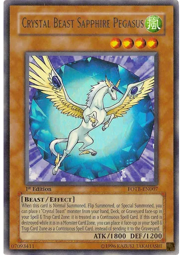 Crystal Beast Sapphire Pegasus