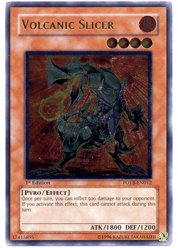 Volcanic Slicer (Ultimate Rare 1st Edition)