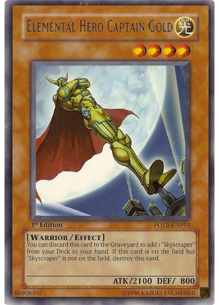 Elemental HERO Captain Gold