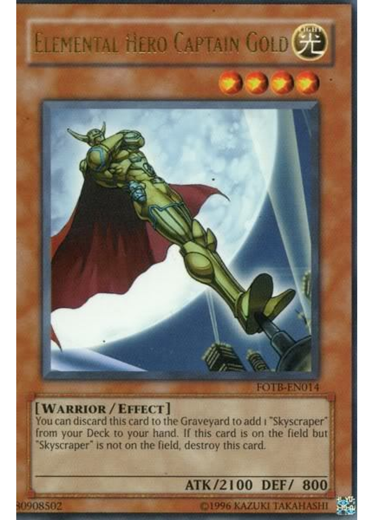 Elemental HERO Captain Gold (Ultra Rare Unlimited)