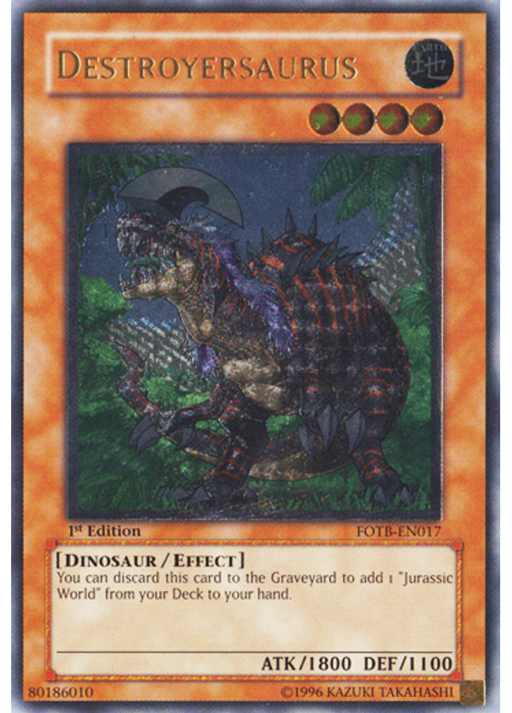 Destroyersaurus (Ultimate Rare 1st Edition)