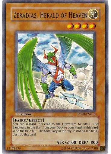 Zeradias, Herald of Heaven