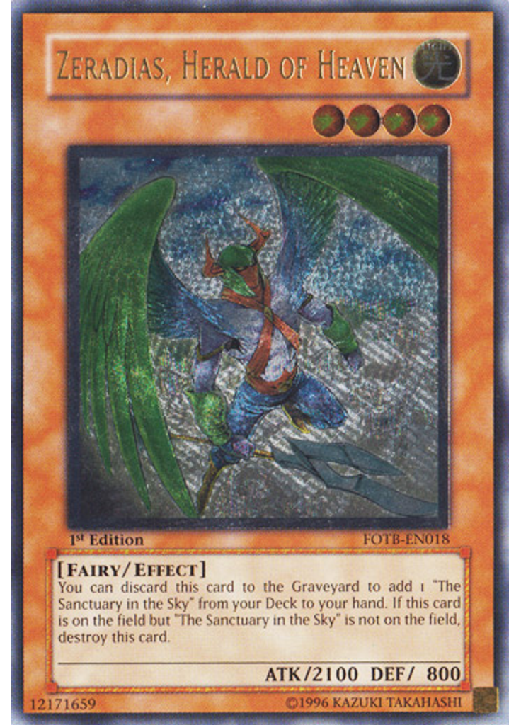 Zeradias, Herald of Heaven (Ultimate Rare 1st Edition)