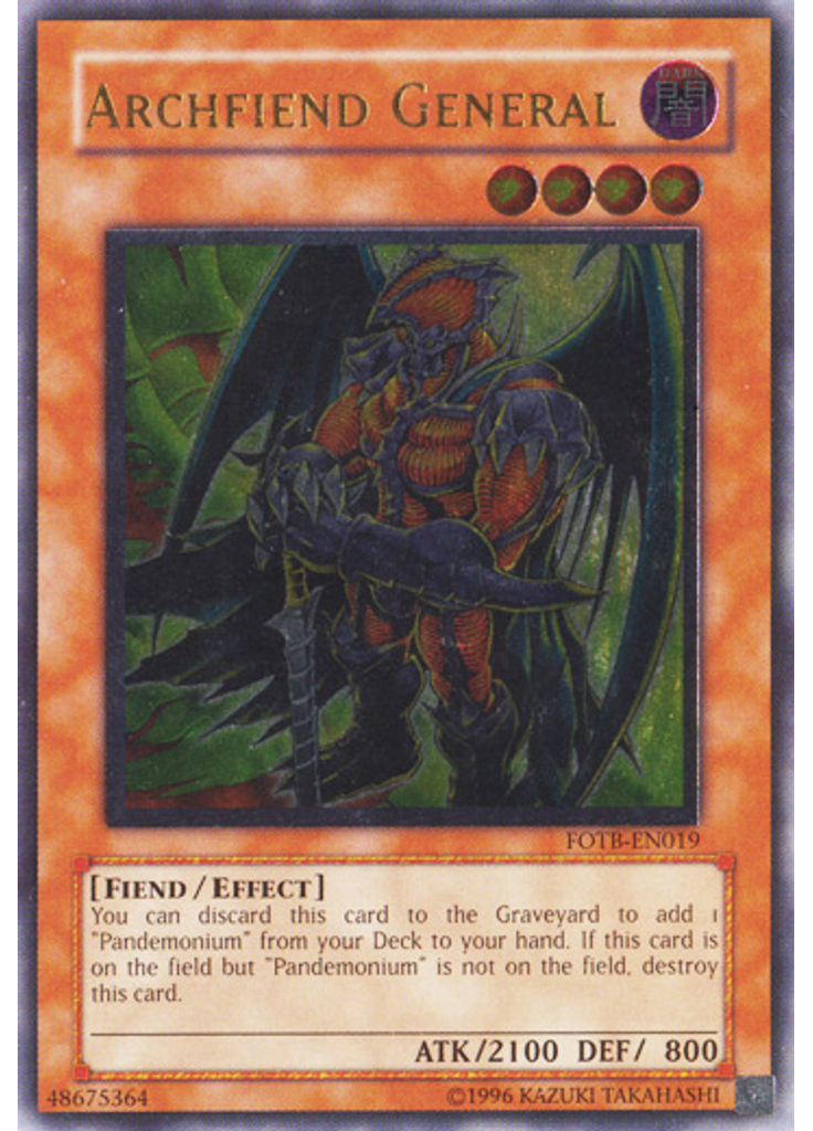 Archfiend General (Ultimate Rare Unlimited)