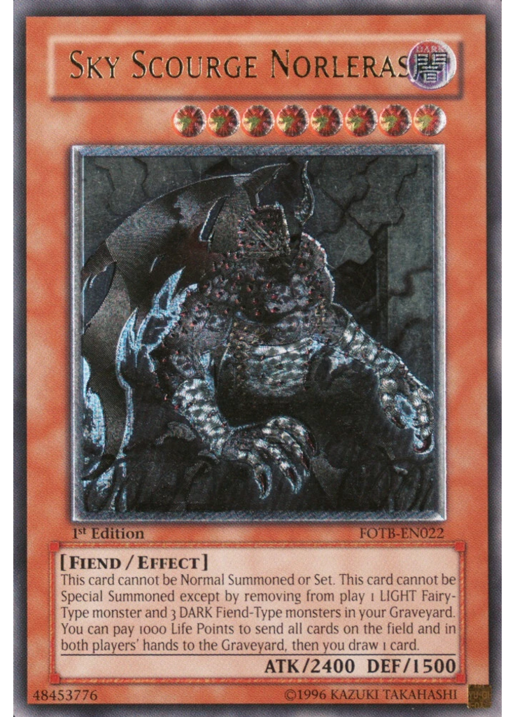 Sky Scourge Norleras (Ultimate Rare 1st Edition)