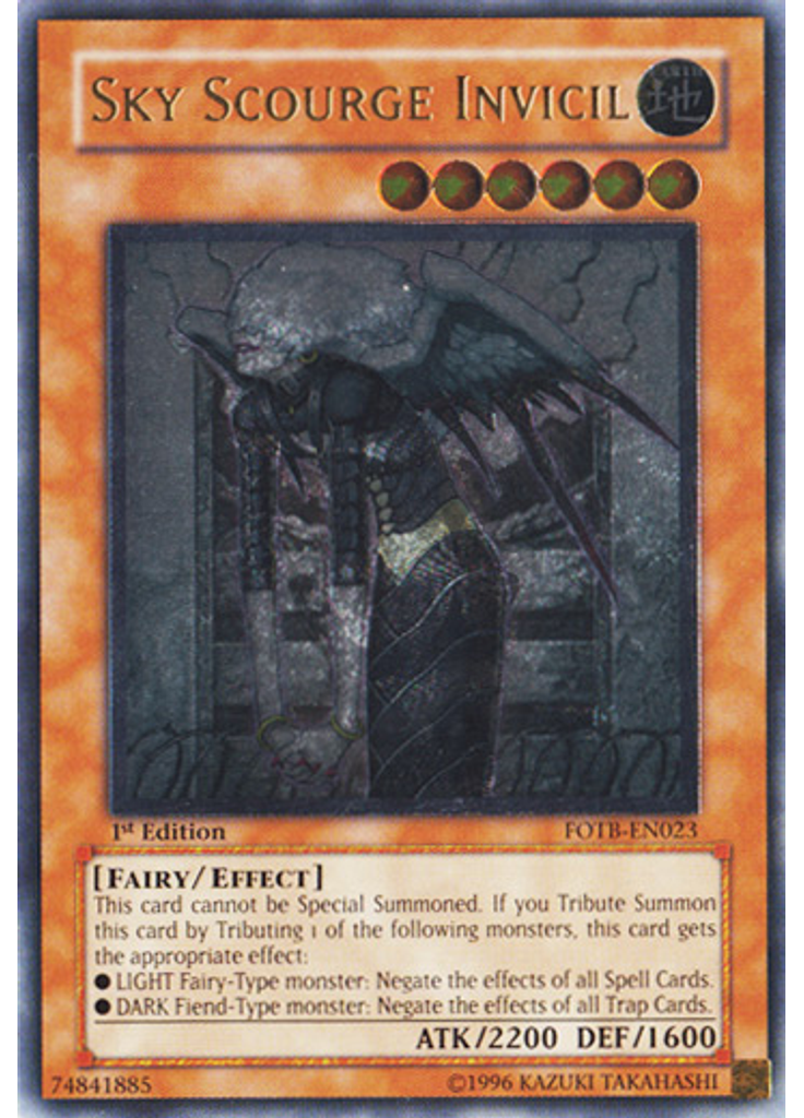 Sky Scourge Invicil (Ultimate Rare 1st Edition)