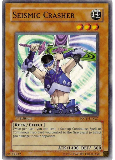 Seismic Crasher