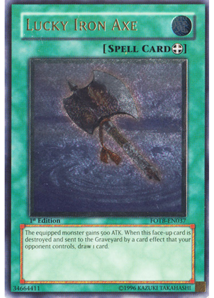 Lucky Iron Axe (Ultimate Rare 1st Edition)