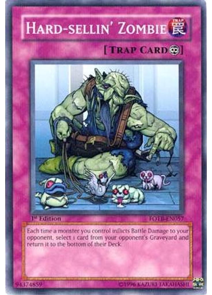 Hard-sellin' Zombie