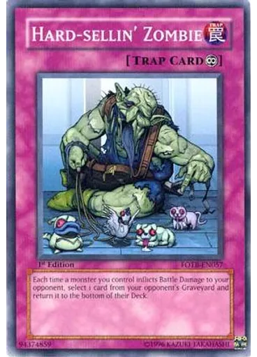 Hard-sellin' Zombie