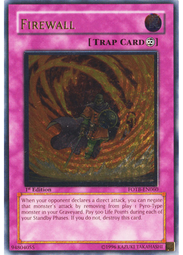 Firewall (Ultimate Rare 1st Edition)