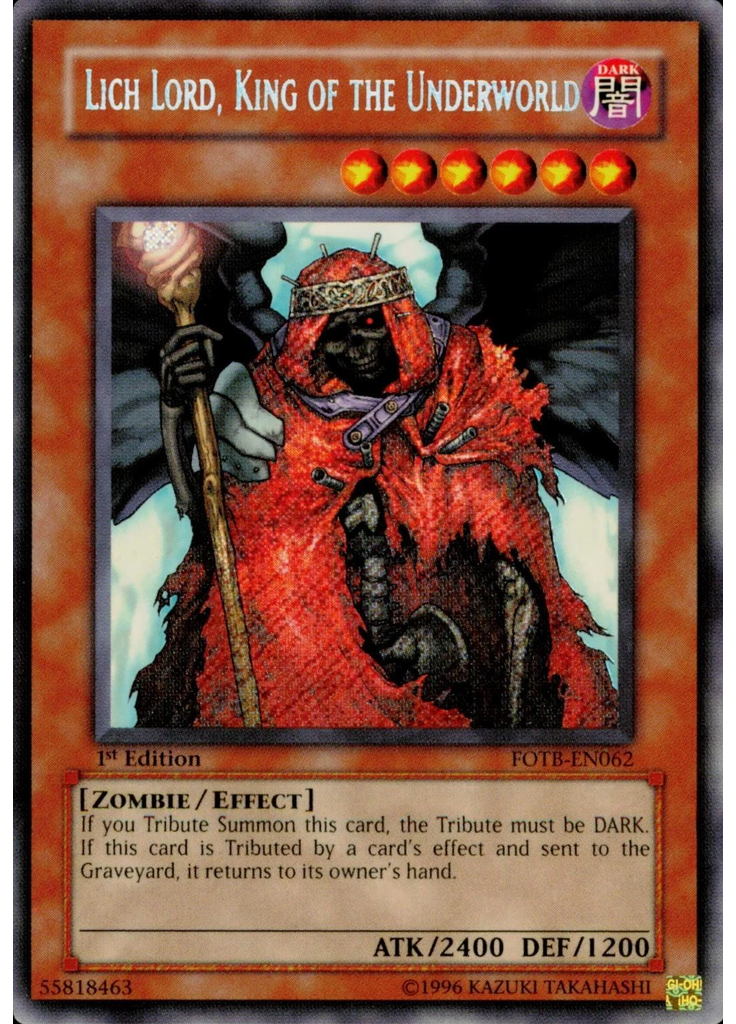 Lich Lord, King of the Underworld