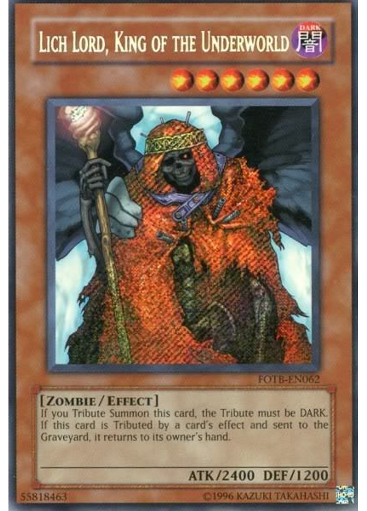 Lich Lord, King of the Underworld (Secret Rare Unlimited)