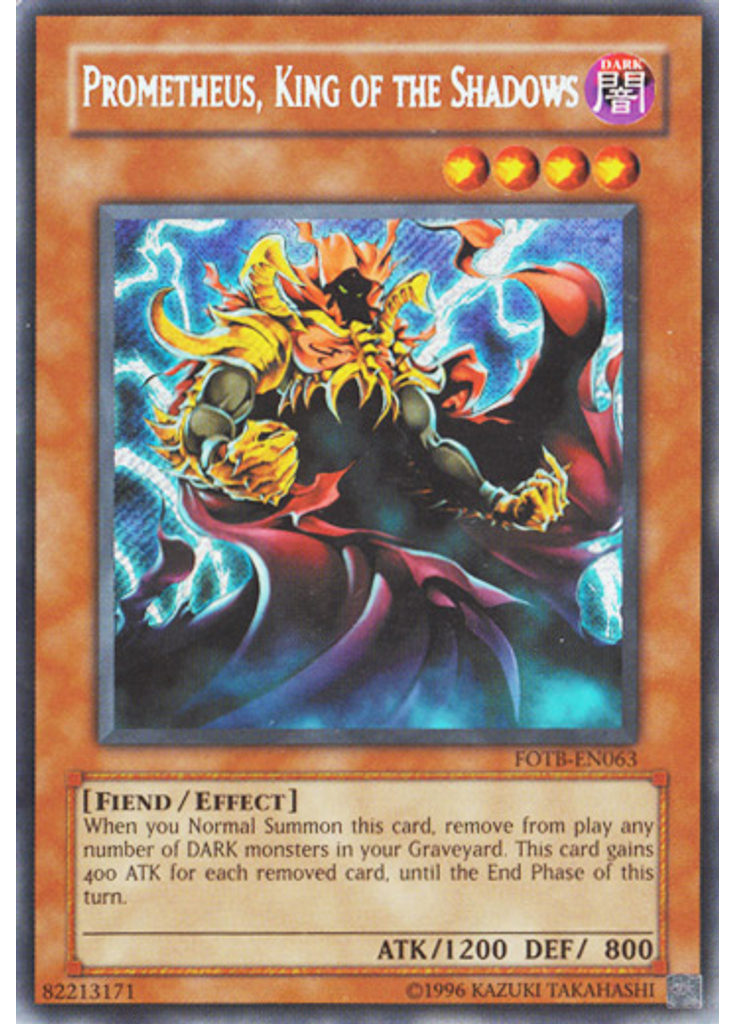 Prometheus, King of the Shadows (Secret Rare Unlimited)