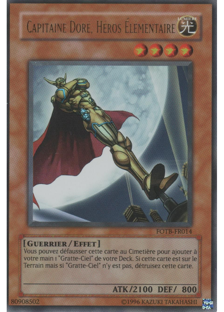 Capitaine Doré, HÉROS Élémentaire (Ultra Rare Unlimited)