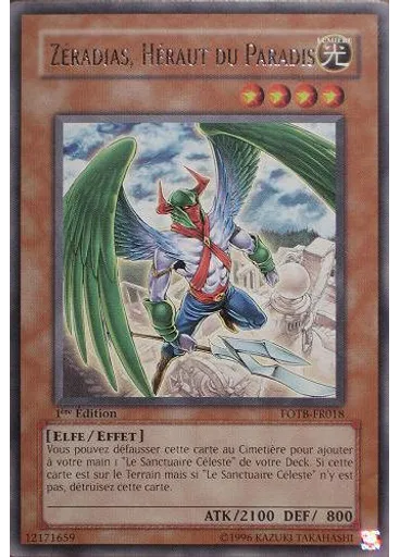 Zéradias, Héraut du Paradis