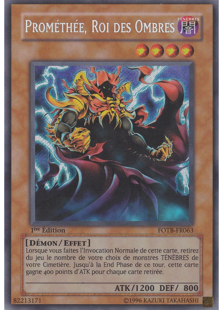 Prométhée, Roi des Ombres