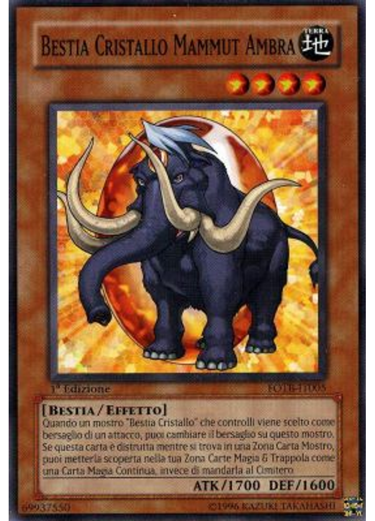 Bestia Cristallo Mammut Ambra