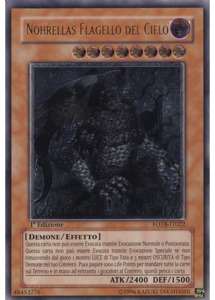 Nohrellas Flagello del Cielo (Ultimate Rare 1st Edition)