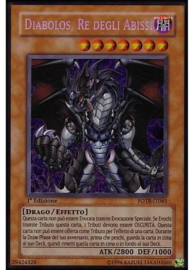 Diabolos, Re degli Abissi