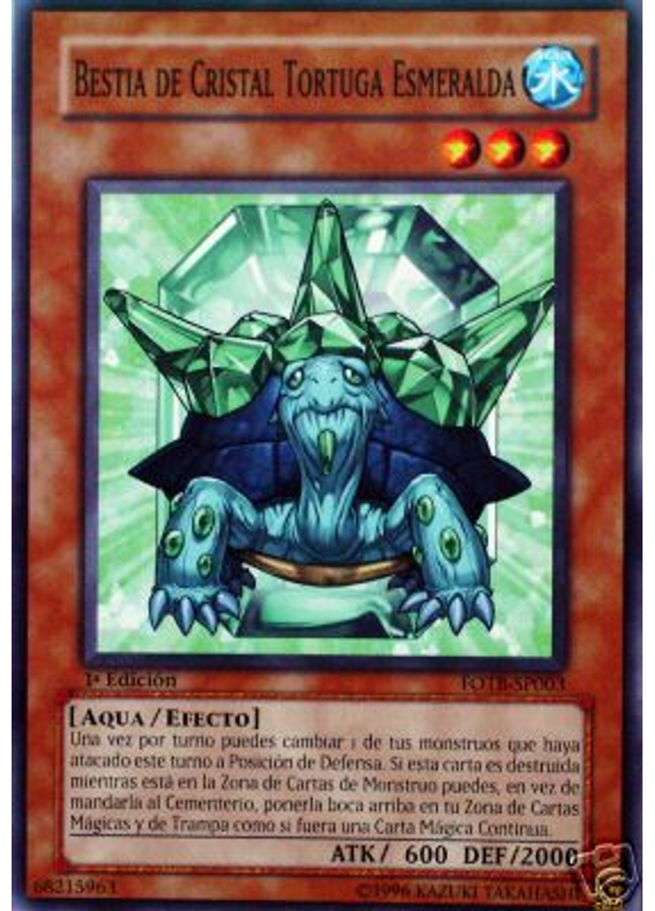 Bestia de Cristal Tortuga Esmeralda