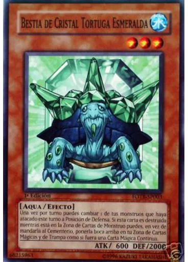 Bestia de Cristal Tortuga Esmeralda