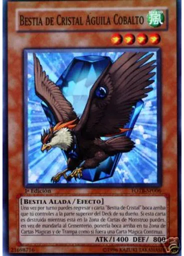 Bestia de Cristal Águila Cobalto