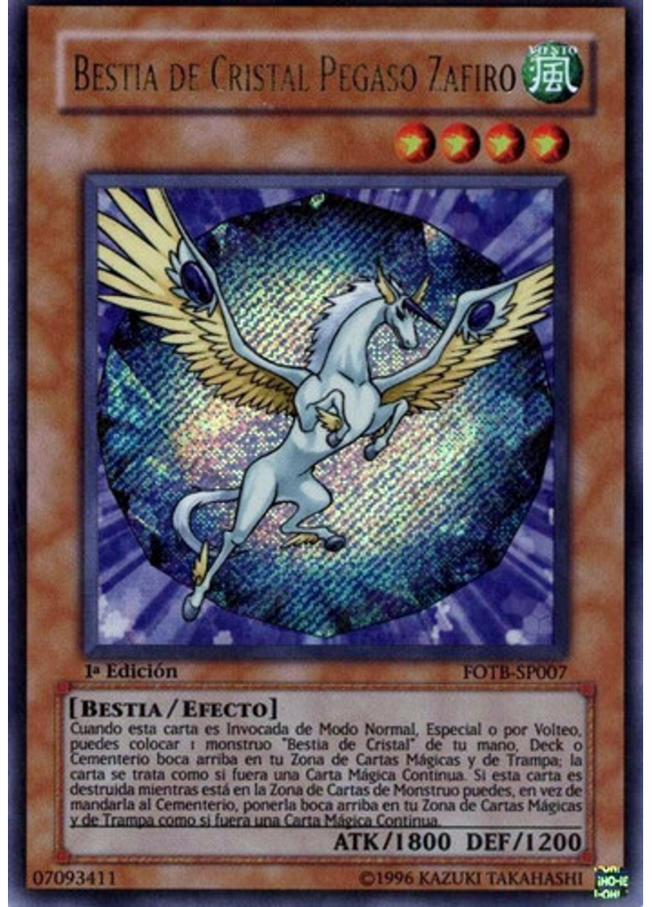 Bestia de Cristal Pegaso Zafiro