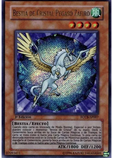 Bestia de Cristal Pegaso Zafiro