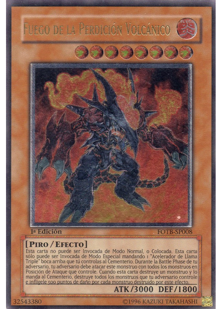 Fuego de la Perdición Volcánico (Ultimate Rare 1st Edition)