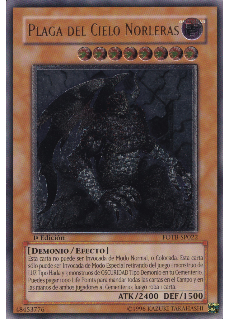 Plaga del Cielo Norleras (Ultimate Rare 1st Edition)