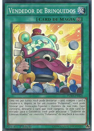 Vendedor de Brinquedos — Dominadores da Fusão